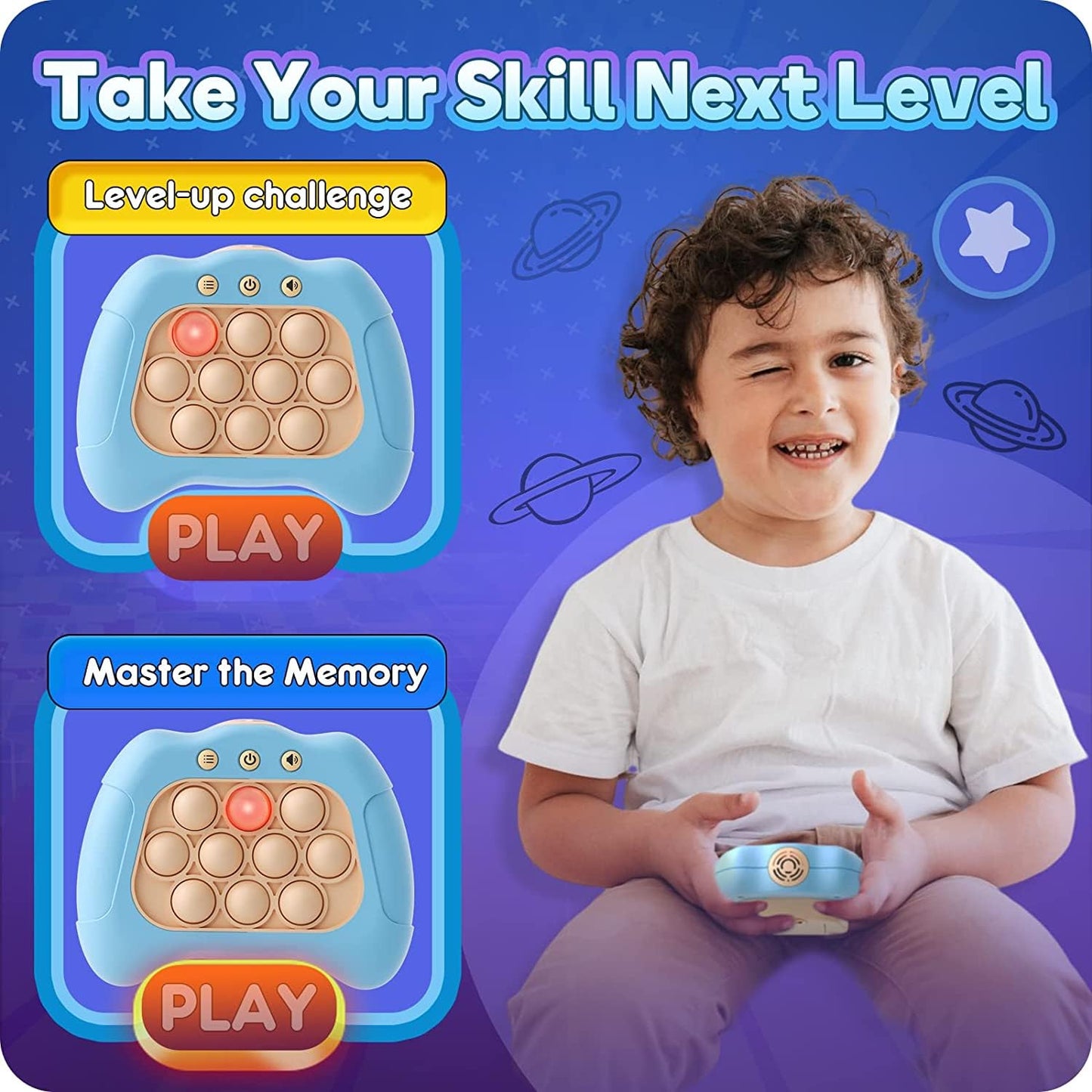 Pop Quick Push Bubble Fidget Toys White Quick Popit Push Bubble Game Pop It