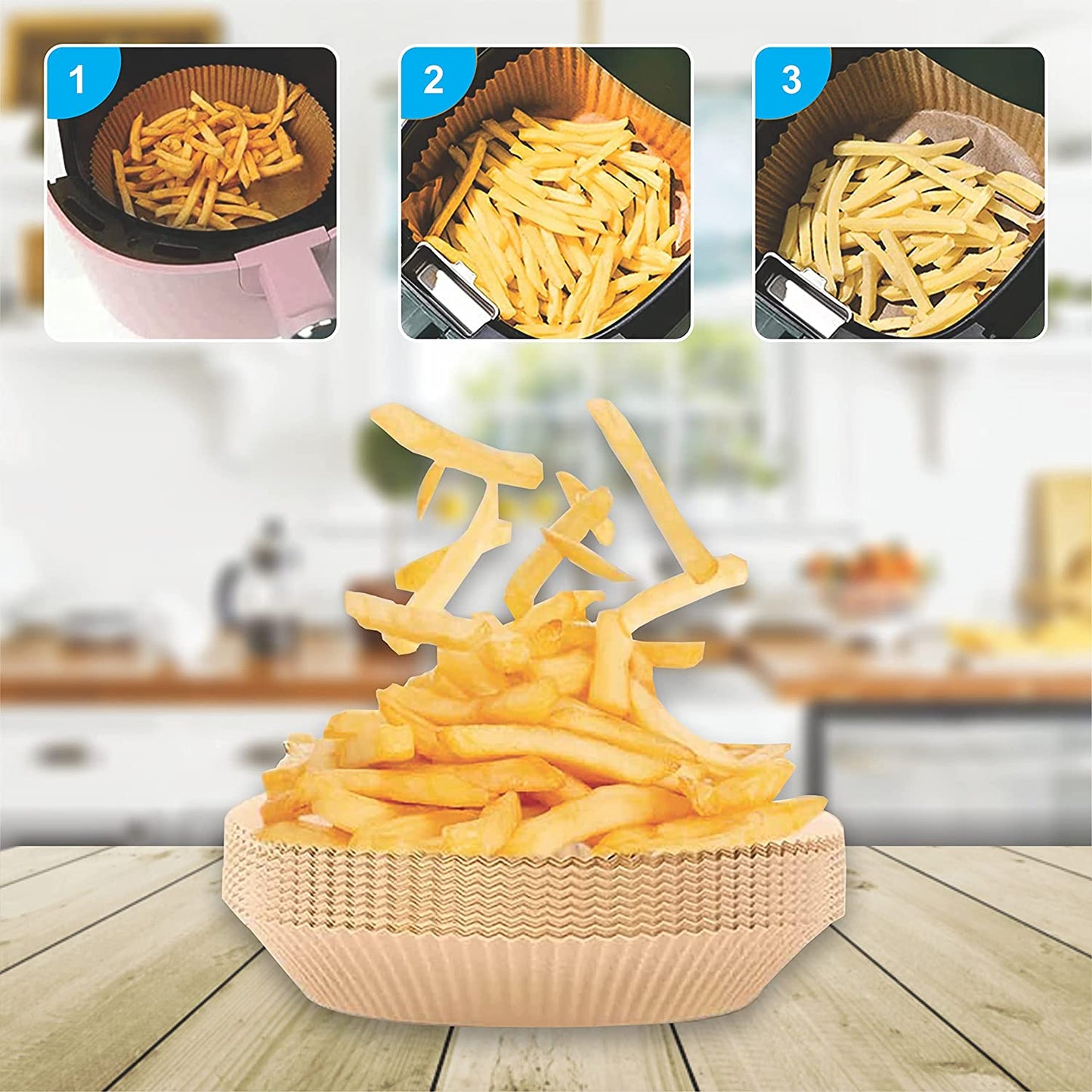 Air Fryer Paper Liners 100Pcs
