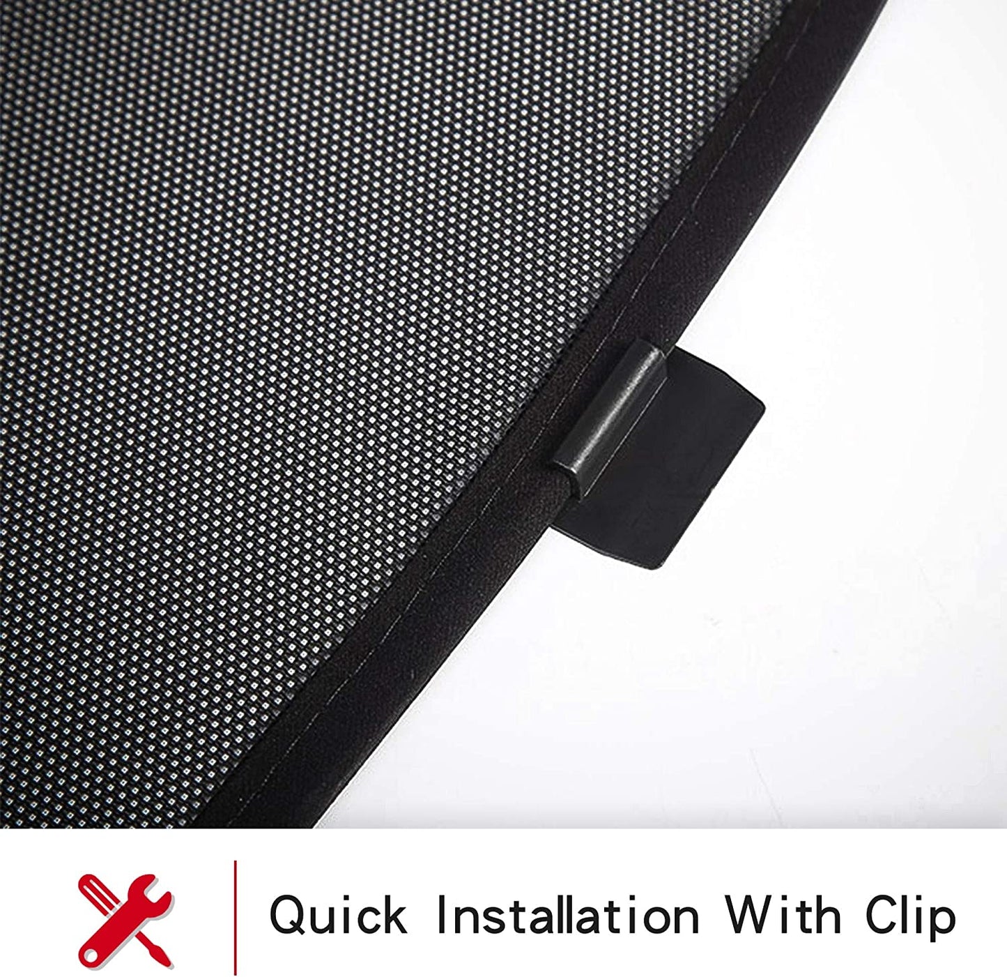 Tesla Model 3 Sunshades 2022 2021 Glass Roof and Half Rear Window Sunshade Foldable with UV/Heat Insulation Film Cover Set(6Pcs)