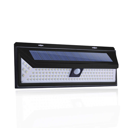 180 LED Solar Power Wall Light 3 Modes Body Sensor