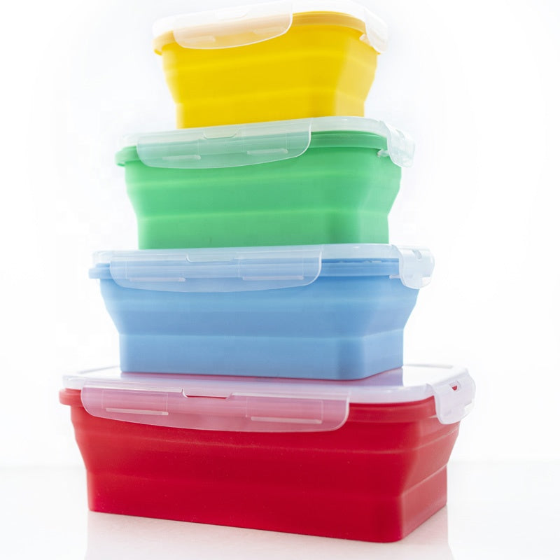 4pc Collapsible Food Storage Containers Set
