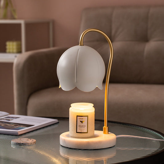 Candle Warmer Lamp Dimmable Electric Candle Wax Melter Lamp White