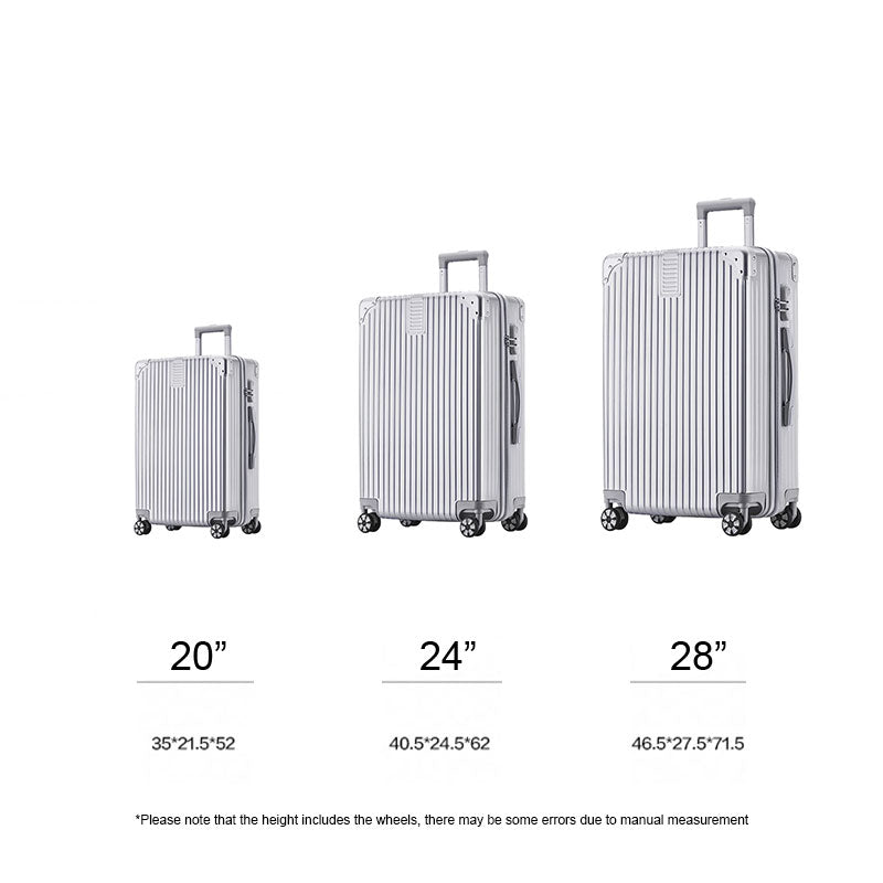 Luggage Set 3 Piece Set Suitcase  - Rose Gold
