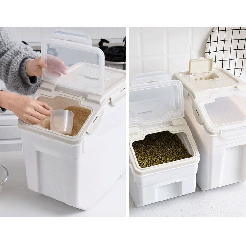 25KG Large Pet Dog Cat Food Storage Container (41.5 x 27 x 40 cm)