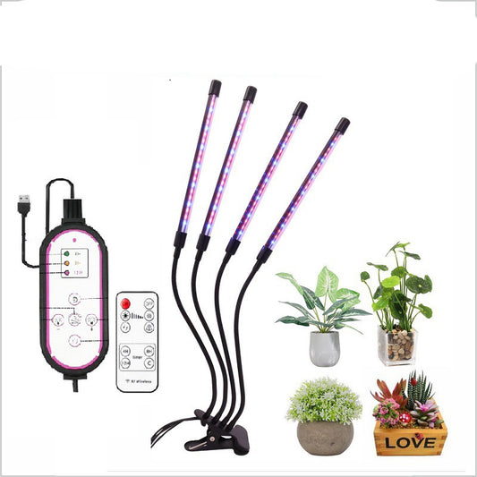 LED Plant Grow Light 4 Tube RC