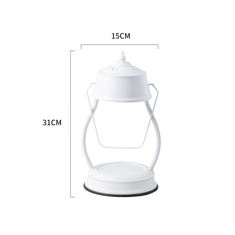 Vintage Style Candle Warmer White