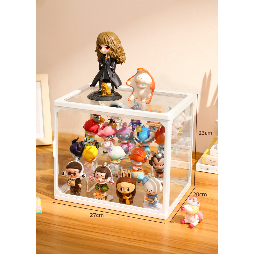 Clear Glass Box Display Case for Collectibles Action Figures