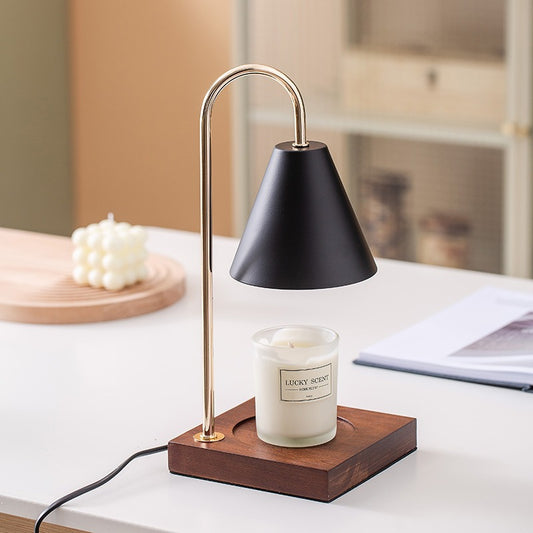 Candle Warmer Lamp Black Walnut