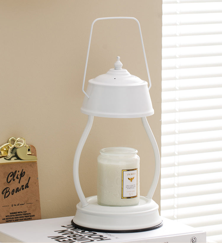 Vintage Style Candle Warmer White