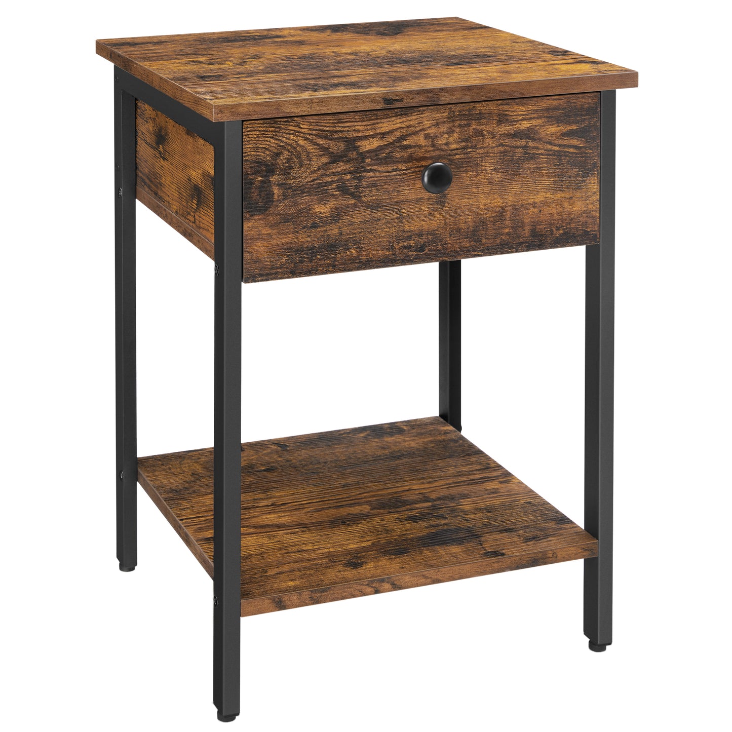VASAGLE End Table, Side Table with Drawer and Shelf