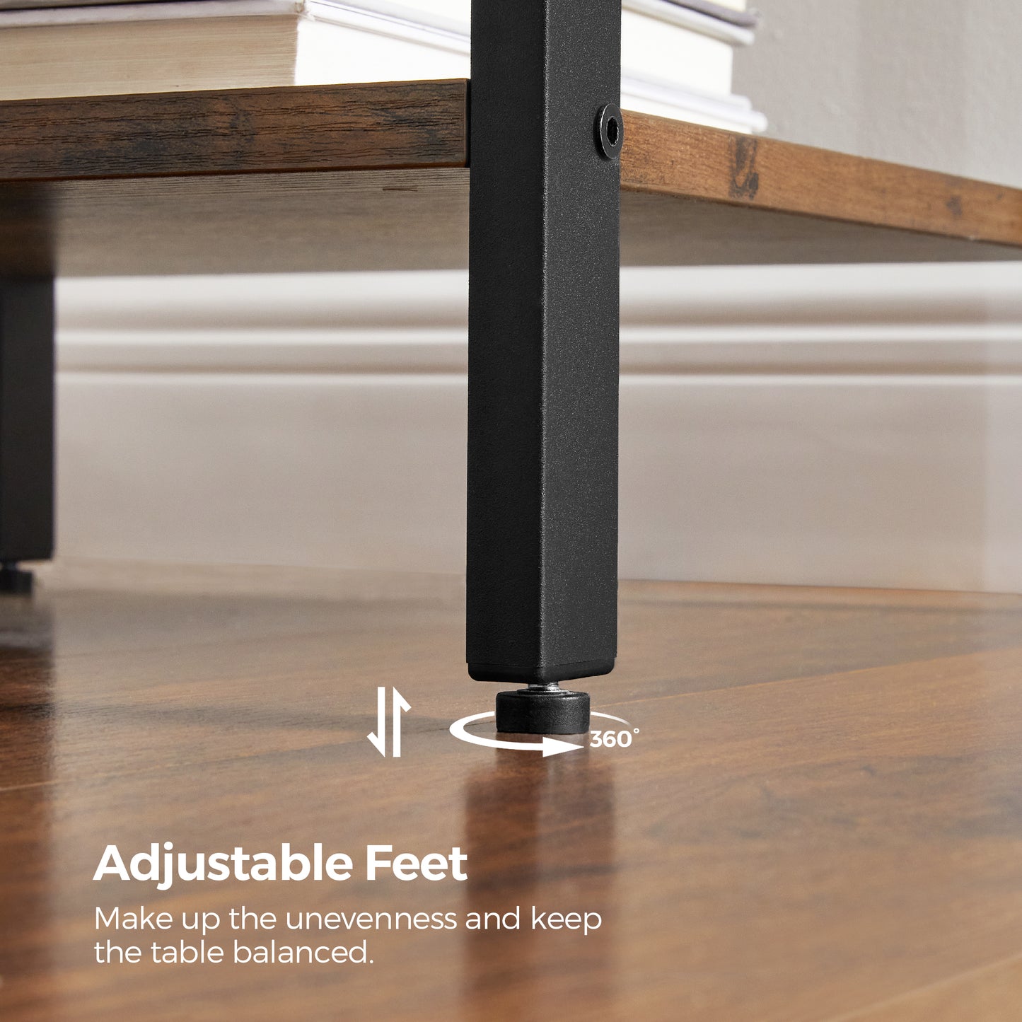 VASAGLE End Table, Side Table with Drawer and Shelf