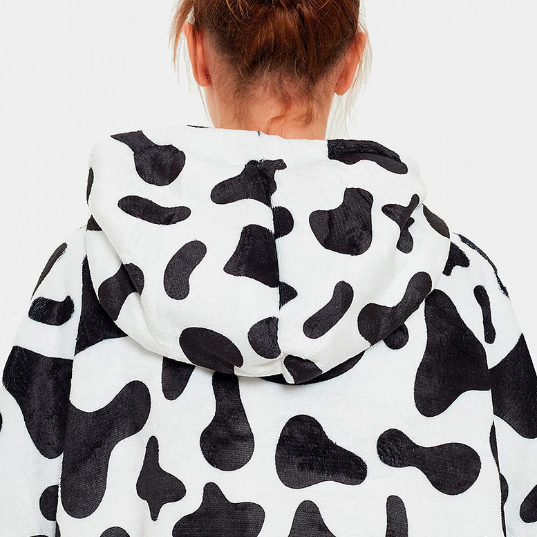 EXTRA THICK Oversized Microfiber Wearable Blanket Milk