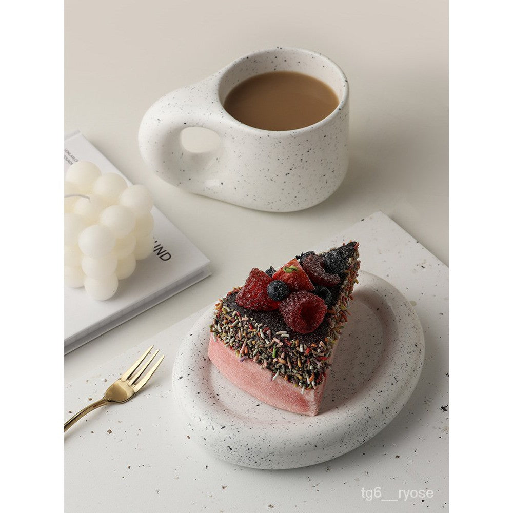 Morandi mug and coaster set Purple