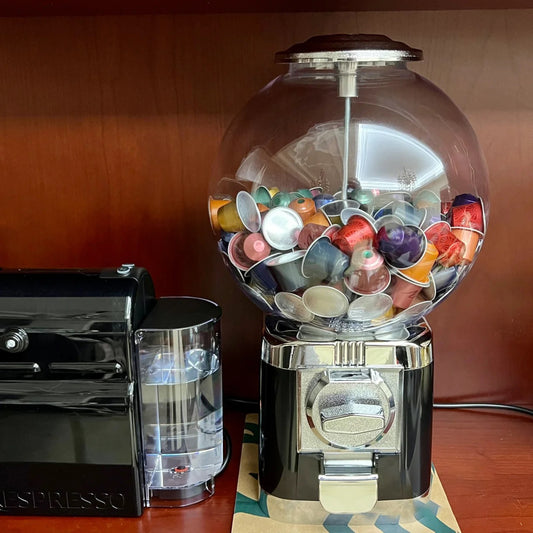 Gacha machine coffee capsule storage - Black